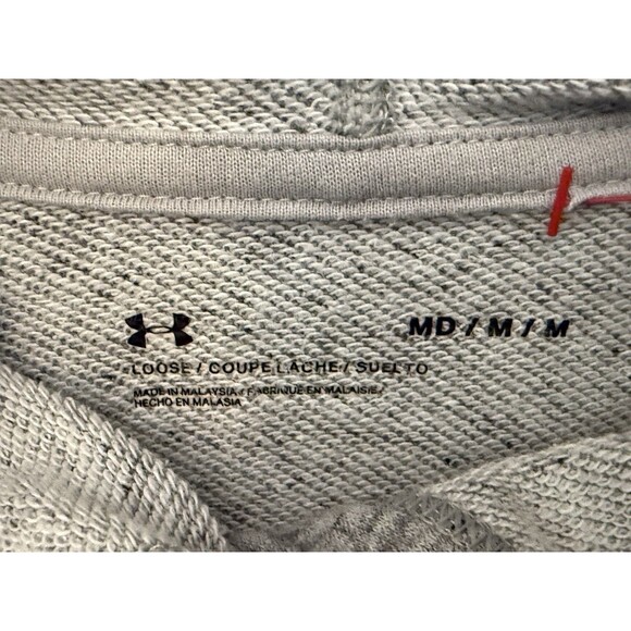 Under Armour Women's UA Rival Terry Hoodie Gray M Medium - Picture 3 of 8